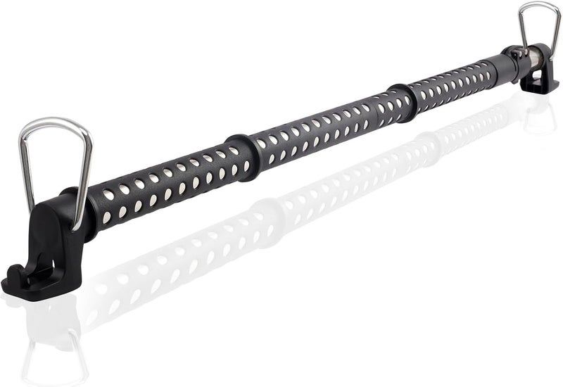 UEGHNS Car Clothes Hanger Bar, Clothes Rack for Car Telescopic Adjustable 34-54inch Heavy Duty Car Clothes Rack Suitable For Cars Trucks SUVs RVs Toad Trippers RVs. (34-54inch) - Image 1
